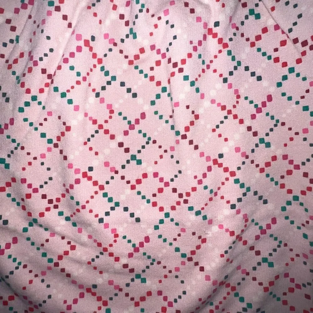 Gymboree Pink Lattice Dress Multicolor Lightweight Small NWT